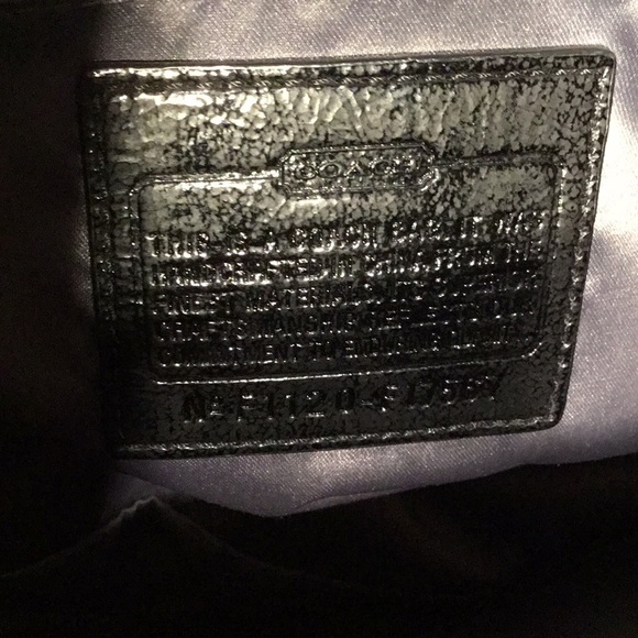 COACH Rare Black/Gray Tote - Picture 5 of 11